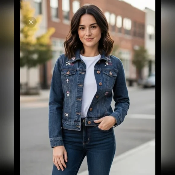 Levis Signature Women’s Jean Jacket Size S - Picture 16 of 16